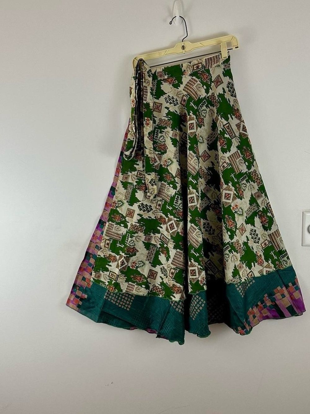 Reversible Wrap Maxi Skirts BINS516